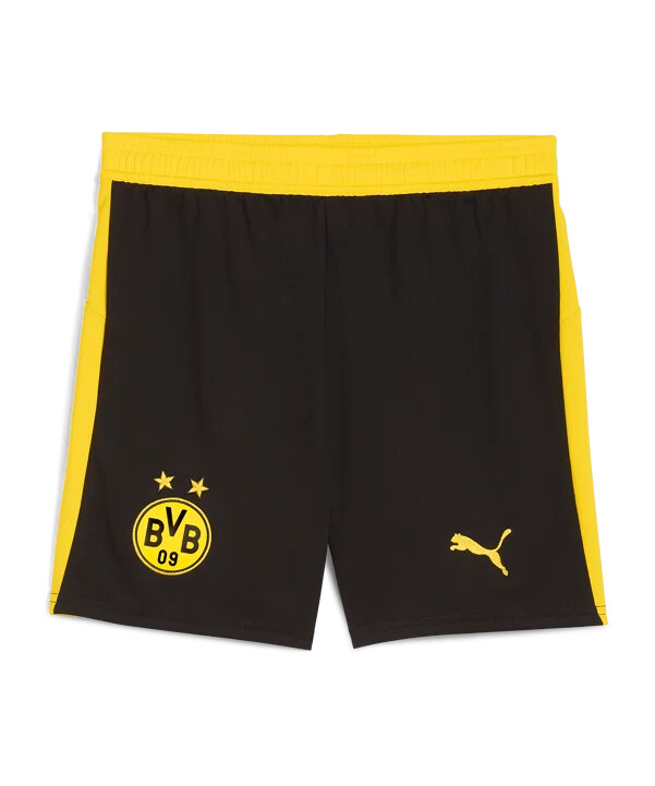 puma borussia dortmund blocking short 20252026 dětské černé f05