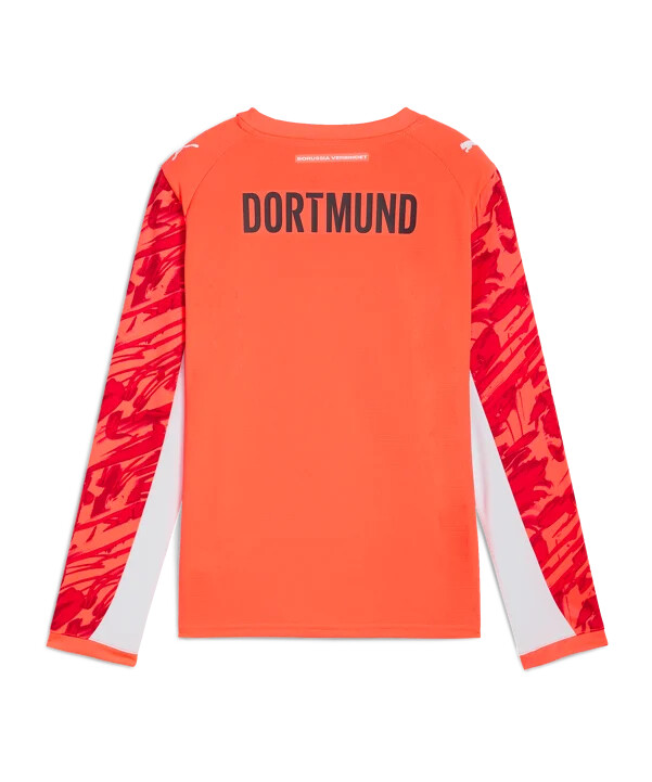 dětský brankářský dres puma borussia dortmund ls 20252026 červený f99