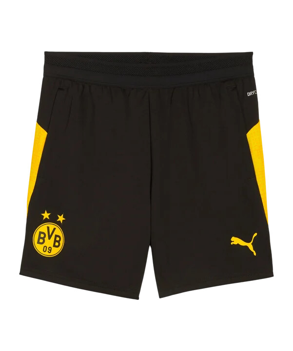 puma borussia dortmund pockets training short dětské černé f05