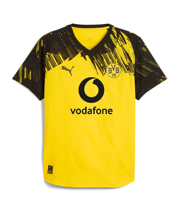 puma borussia dortmund authentic home jersey 20252026 yellow f01