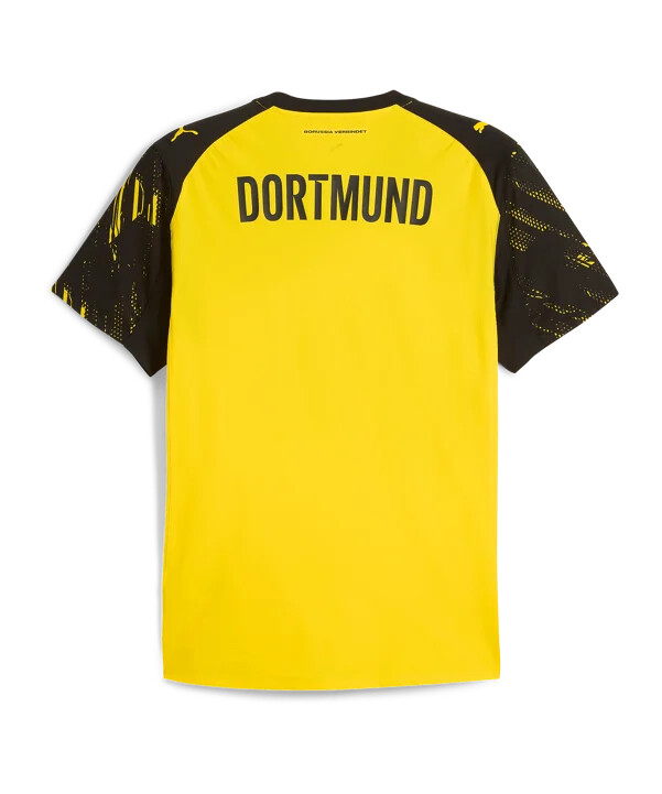puma borussia dortmund authentic home jersey 20252026 yellow f01