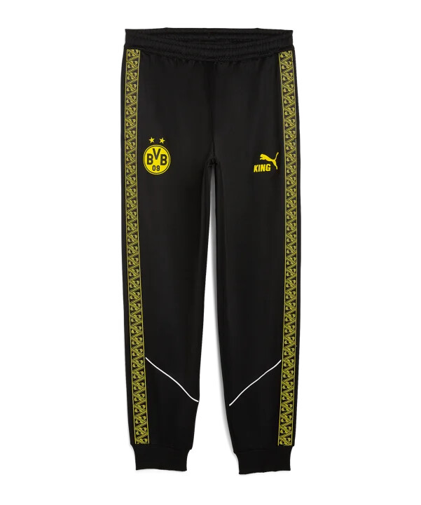 kalhoty puma borussia dortmund king anthem black f05