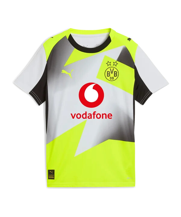 puma borussia dortmund replika dětský venkovní dres šedý f02