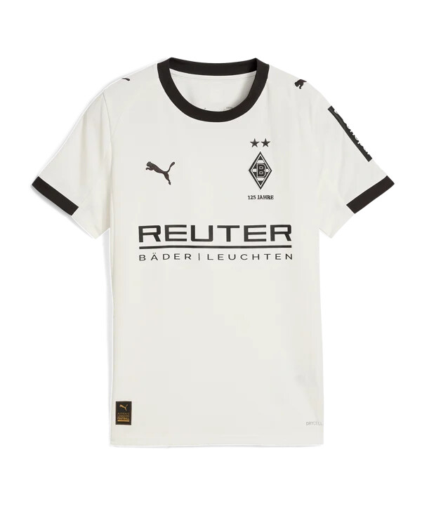 puma borussia mönchengladbach domácí dres 20252026 dětský bílý f01