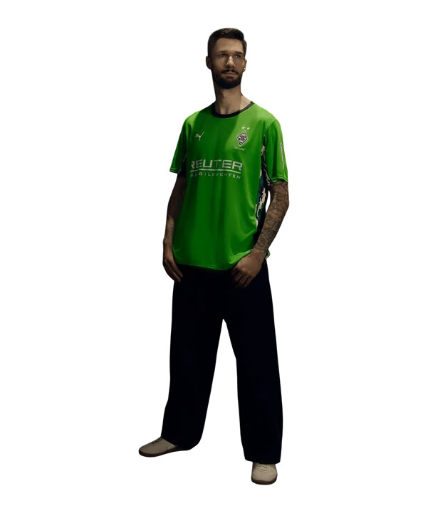 venkovní dres puma borussia mönchengladbach 20252026 zelený f02