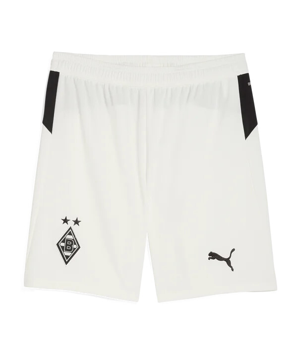 puma borussia mönchengladbach short home 20252026 bílá f01