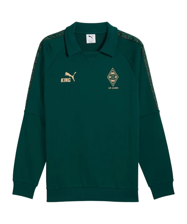 mikina puma borussia mönchengladbach king drill top grün f18