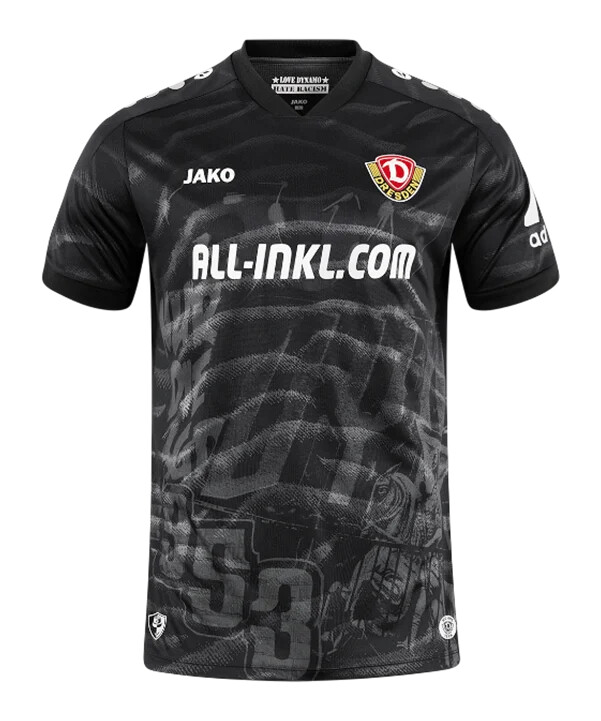 jako dynamo dresden venkovní dres 20252026 dětský černý f800