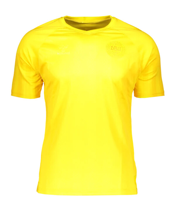 dětský brankářský dres hummel dbu dánsko pro ms 2022 žlutý f5001