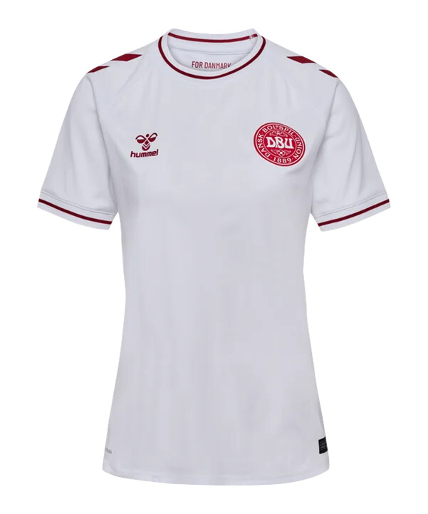 dámský venkovní dres hummel dánsko dbu 2025 bílý f9001