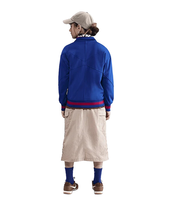 dětská prezentační bunda nike fc barcelona modrá f455