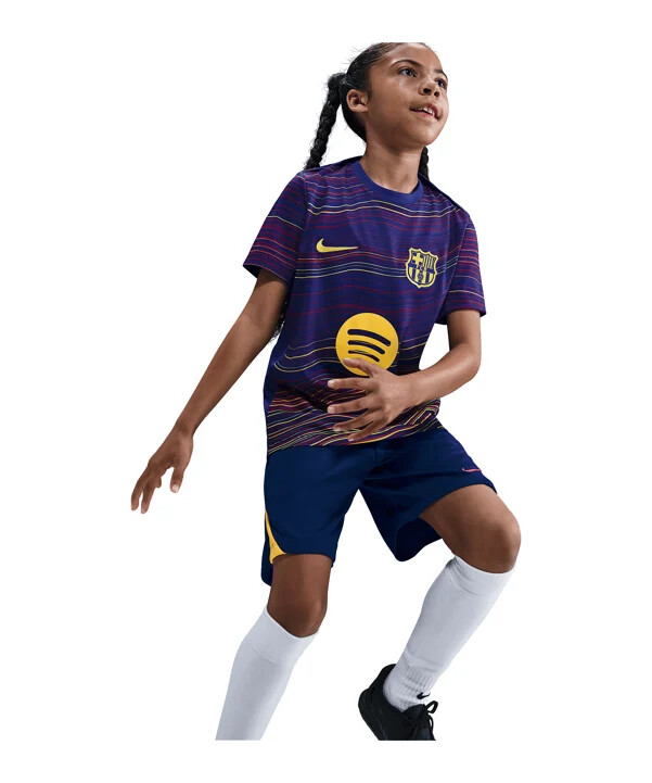domácí kraťasy nike fc barcelona prematch 20252026 modré f456