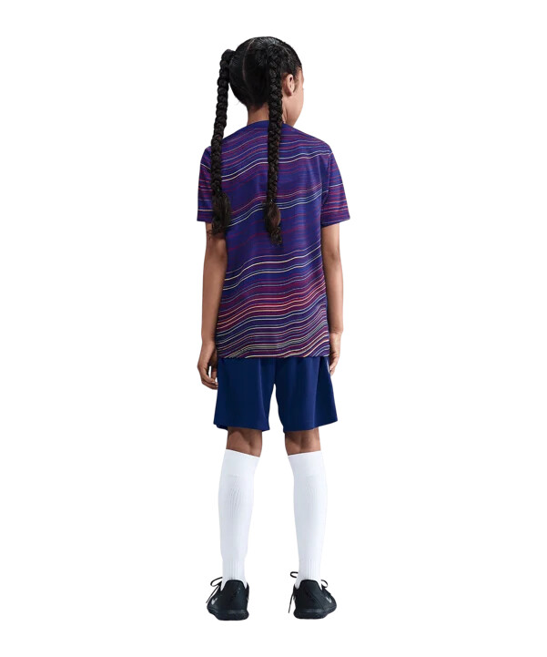 dětské kraťasy nike fc barcelona prematch home 20252026 blue f456