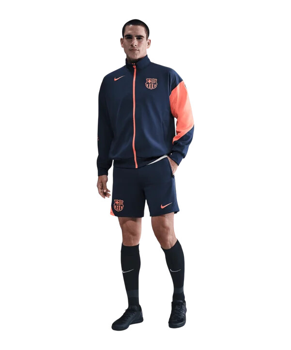 pánské kraťasy nike fc barcelona strike modré f411