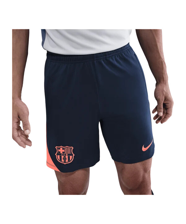 pánské kraťasy nike fc barcelona strike modré f411