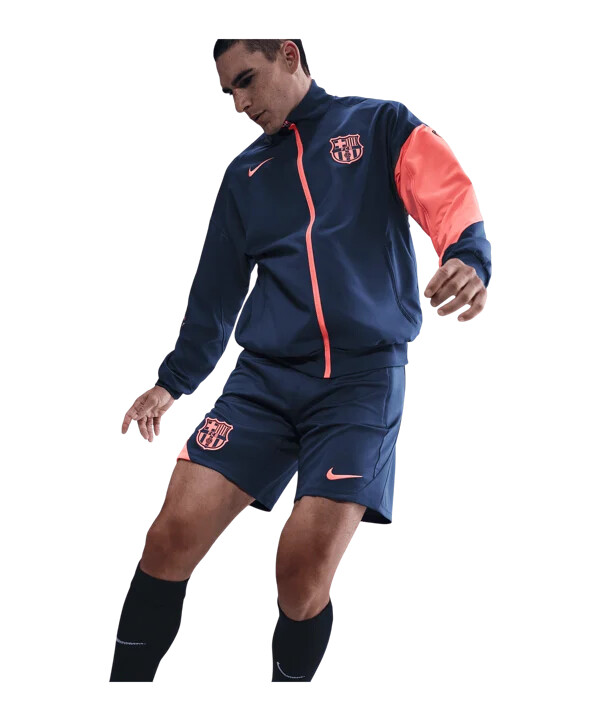 pánské kraťasy nike fc barcelona strike modré f411
