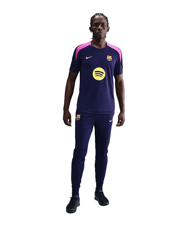 tréninkové tričko nike fc barcelona strike fialové f597