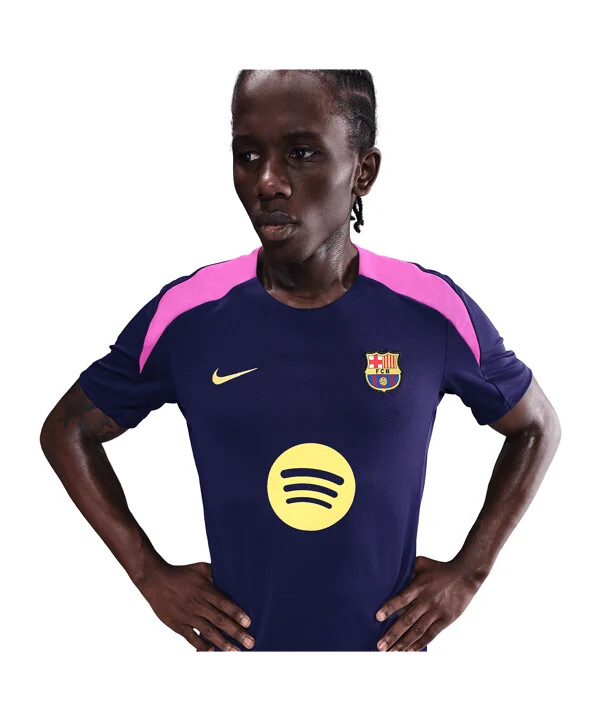 tréninkové tričko nike fc barcelona strike fialové f597
