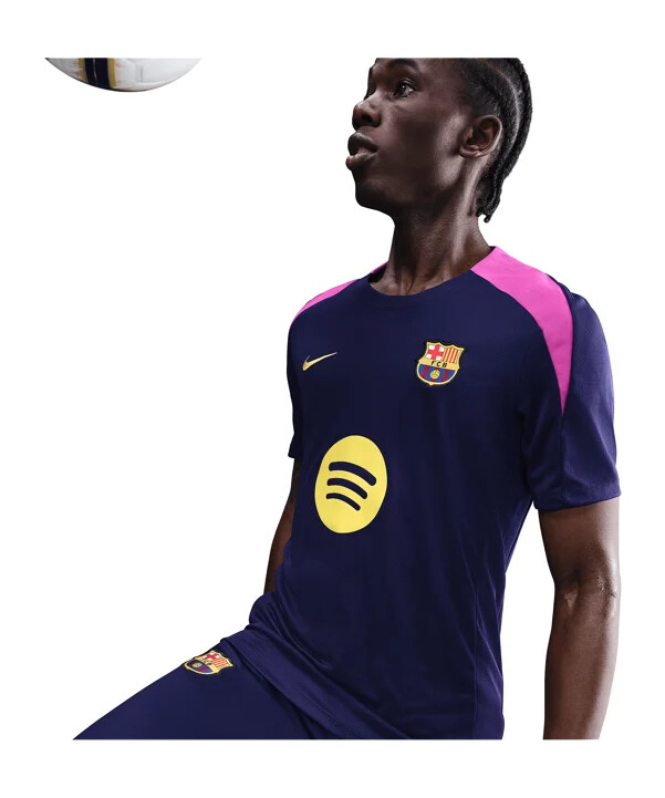 tréninkové tričko nike fc barcelona strike fialové f597