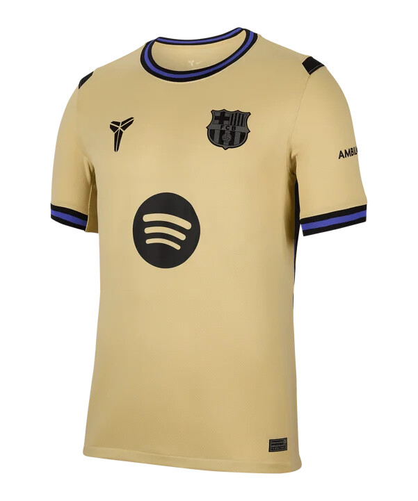 venkovní dres nike fc barcelona 20252026 zlatý f784