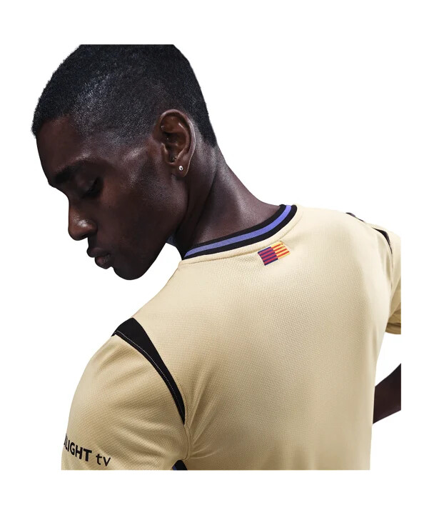 venkovní dres nike fc barcelona 20252026 zlatý f784