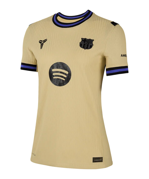 dámský venkovní dres nike fc barcelona authentic 20252026 zlatý f783