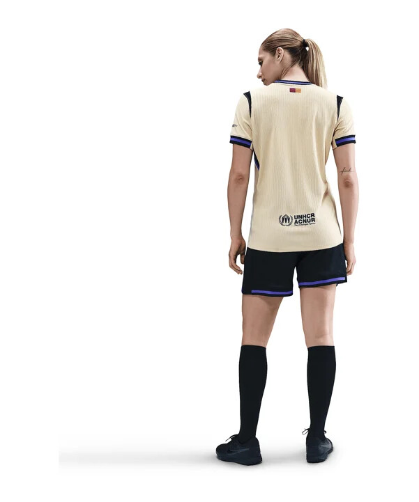 dámský venkovní dres nike fc barcelona authentic 20252026 zlatý f783