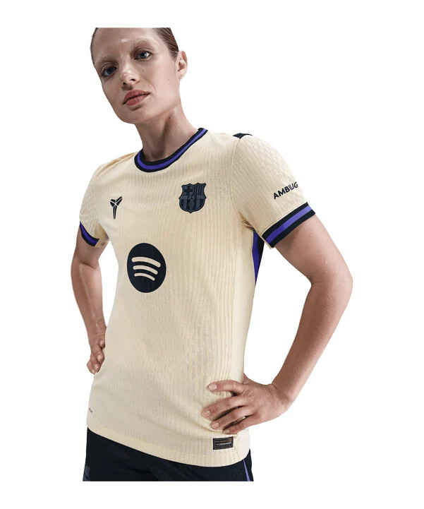 dámský venkovní dres nike fc barcelona authentic 20252026 zlatý f783