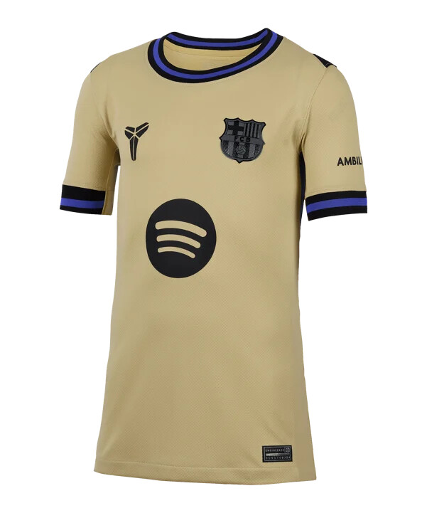 dětský venkovní dres nike fc barcelona 20252026 zlatý f784