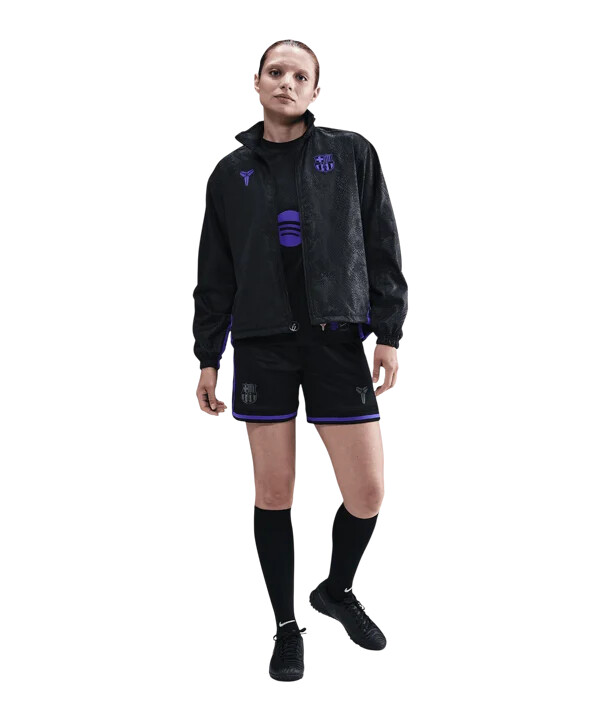 dámská tréninková bunda nike fc barcelona černá f010