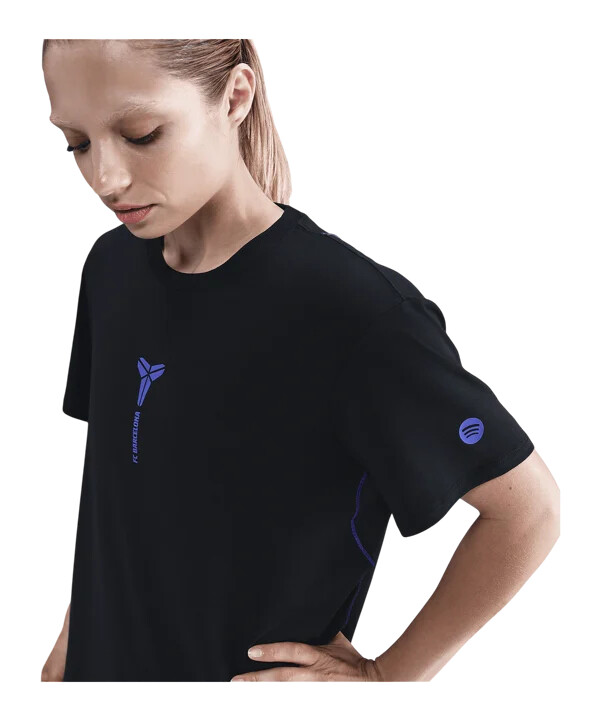 dámské tričko nike fc barcelona one relaxed t-shirt černé f010