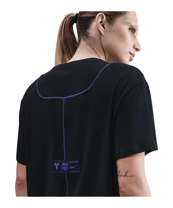 dámské tričko nike fc barcelona one relaxed t-shirt černé f010
