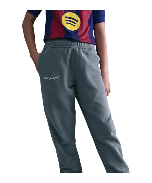 dětské tepláky nike fc barcelona nsw air jogging šedé f084