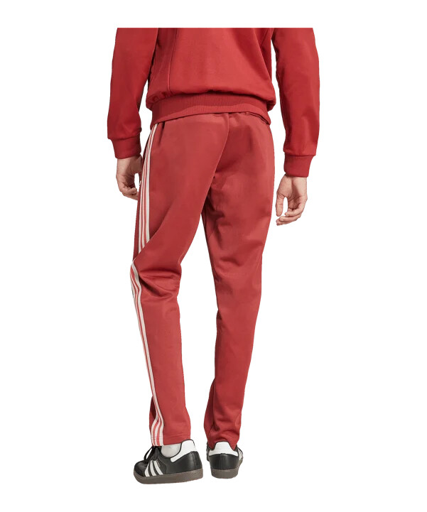 adidas originals fc bayern mnichov beckenbauer tréninkové kalhoty červené
