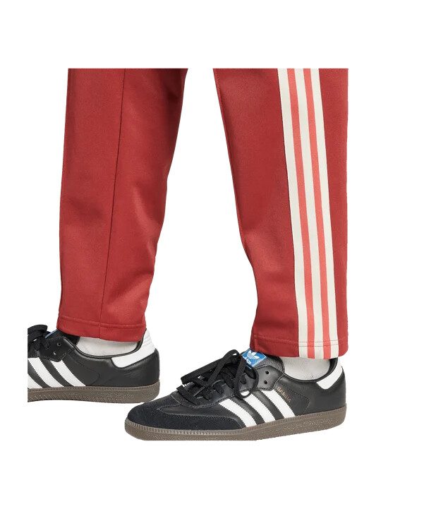 adidas originals fc bayern mnichov beckenbauer tréninkové kalhoty červené