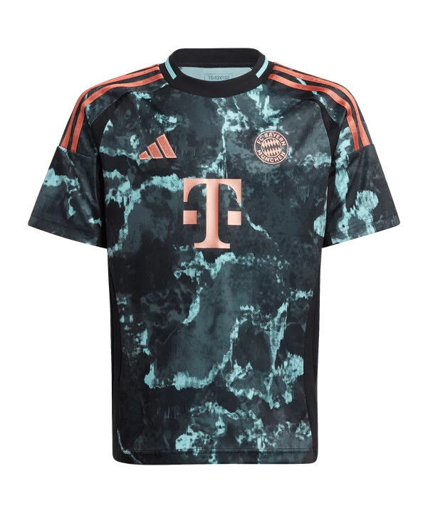 dětský venkovní dres adidas fc bayern mnichov 20242025 černý