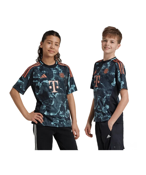 dětský venkovní dres adidas fc bayern mnichov 20242025 černý