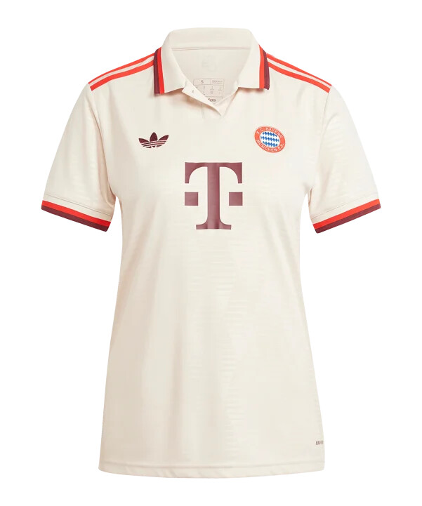 dámský dres adidas originals fc bayern mnichov pro 3. ročník 20242025 béžový