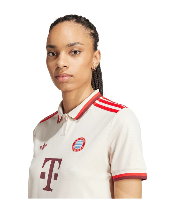 dámský dres adidas originals fc bayern mnichov pro 3. ročník 20242025 béžový