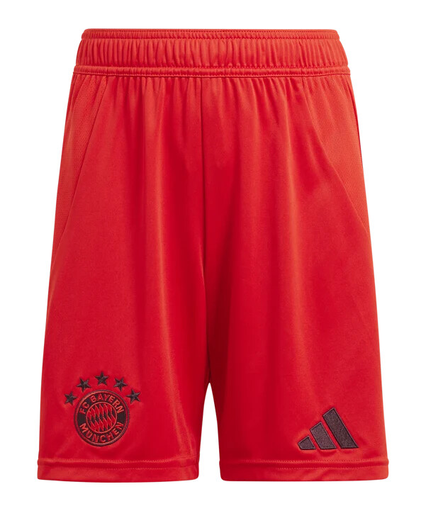 dětské domácí kraťasy adidas fc bayern mnichov 20242025 červené
