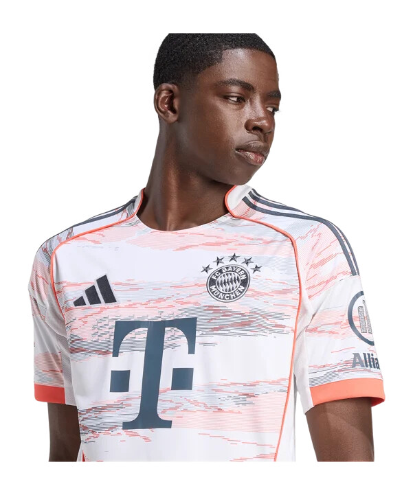 venkovní dres adidas fc bayern mnichov 20252026 bílý