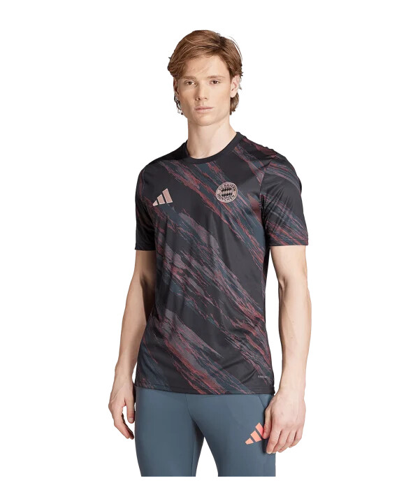 adidas fc bayern mnichov předzápasový dres 20252026 černý
