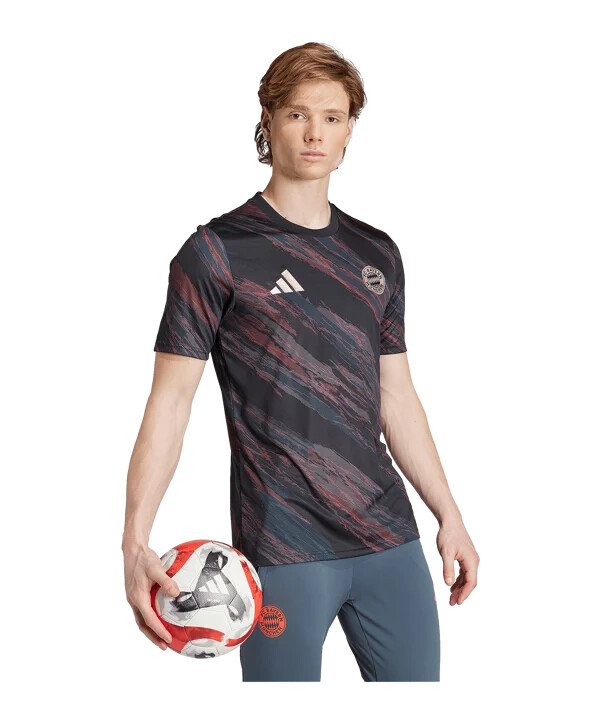 adidas fc bayern mnichov předzápasový dres 20252026 černý