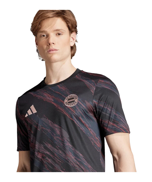 adidas fc bayern mnichov předzápasový dres 20252026 černý