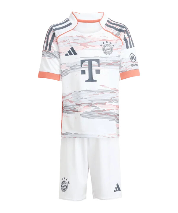 dětský venkovní dres adidas fc bayern mnichov 20252026 bílý