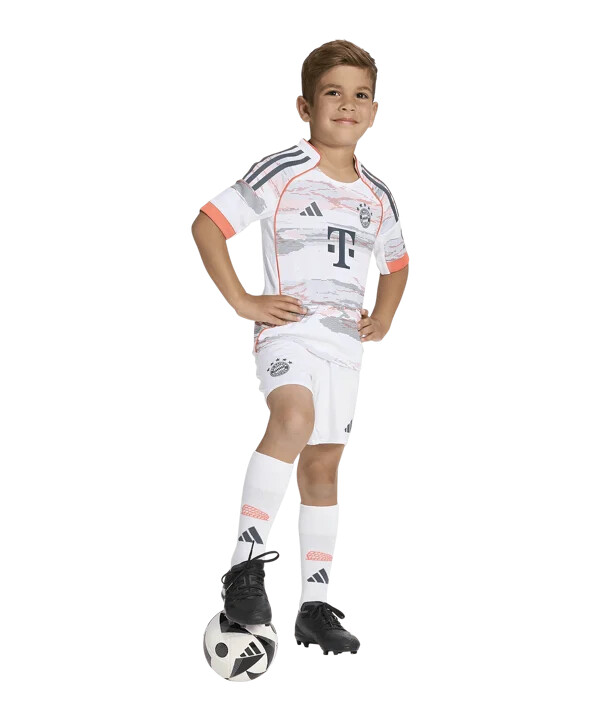 dětský venkovní dres adidas fc bayern mnichov 20252026 bílý