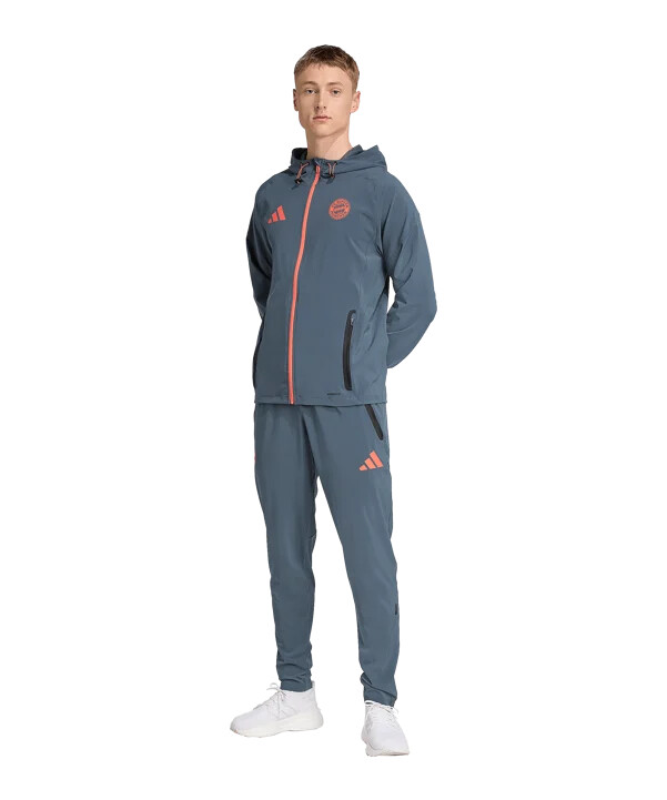 cestovní bunda adidas fc bayern mnichov tech šedá