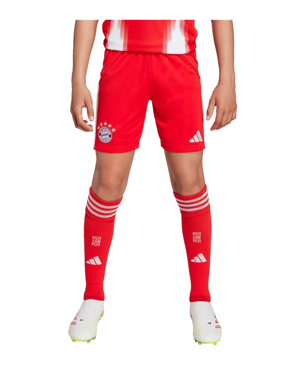 dětské domácí kraťasy adidas fc bayern mnichov 20252026 červené
