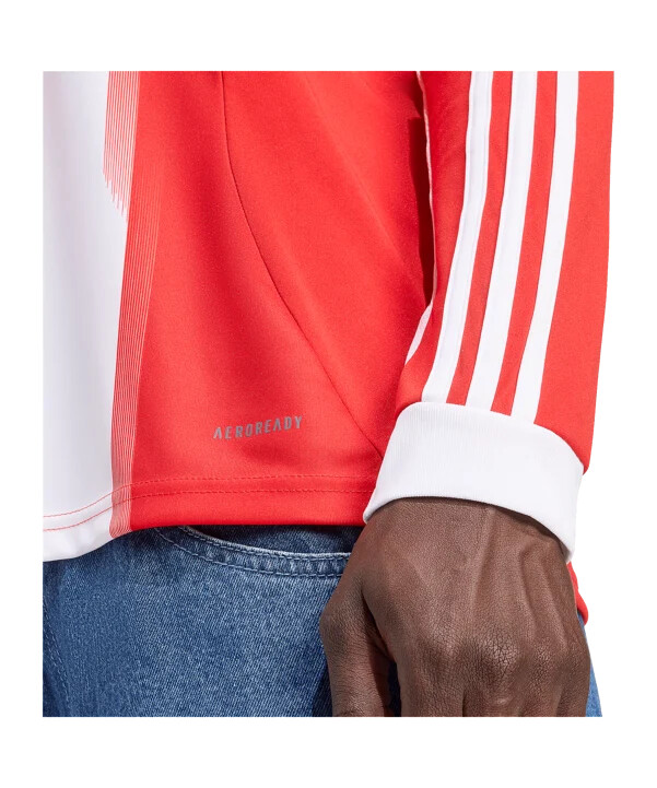 domácí dres adidas fc bayern mnichov s dlouhým rukávem 20252026 červený