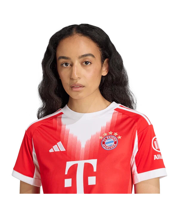 dámský domácí dres adidas fc bayern mnichov 20252026 červený